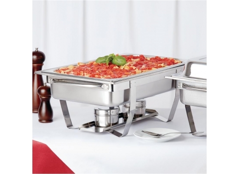 Pack Chafing Dish ÉCO + 2 Gels combustibles - Capacité Bac : 9 litres 