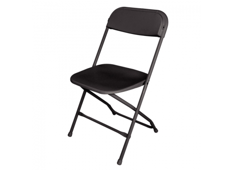 Chaise Pliante LISA Noire (Pour Intérieur exclusivement)