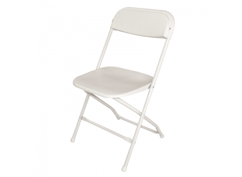 Chaise Pliante LISA Blanche (Pour Intérieur exclusivement)