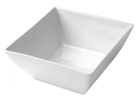 Saladier Square  en porcelaine 24 cm