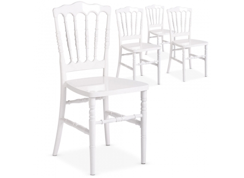 Chaise Napoléon Blanche + Galette blanche offerte