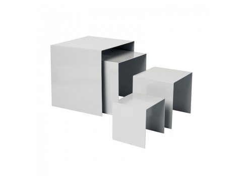 Set de 4 réhausses en Inox