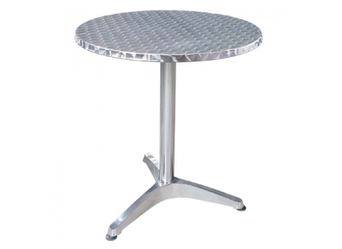 Guéridon  Ø 60 cm ALU  (Hauteur 70 cm)