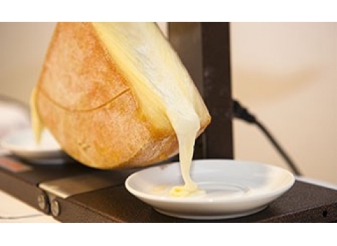 Appareil à raclette 1/2 meule - 900W