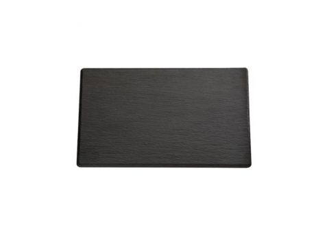 Petit  plateau mélaminé aspect ardoise GN 1/2 : 25.5 cm x 32 cm