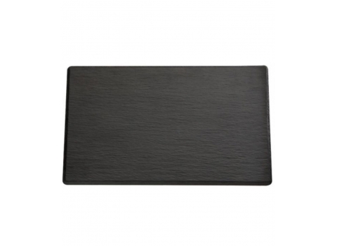 Grand plateau mélaminé aspect ardoise GN 1/1 : 53 cm x 32.5 cm
