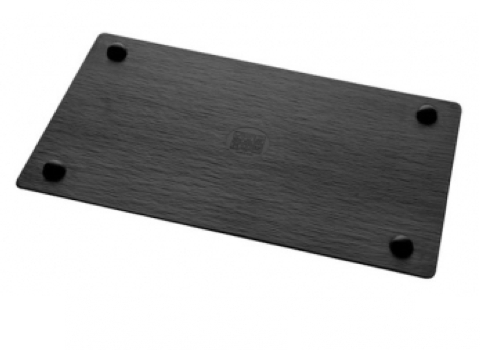 Grand plateau mélaminé aspect ardoise GN 1/1 : 53 cm x 32.5 cm