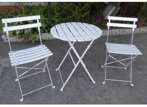 Chaise pliante lattée Square