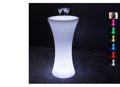 Mange-debout lumineux Ø 58 cm Sans Fil