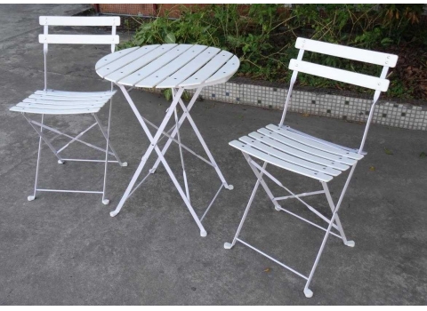 Guéridon Latté Square Ø.60 cm - Blanc  (Hauteur 72 cm)