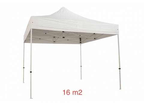Tente de réception pliable 16 m² PRO : 4m x 4m (Non installée)
