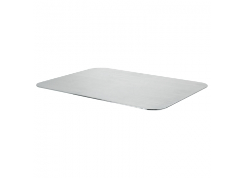 Plateau de présentation extra plat Inox - 30 cm x 40 cm
