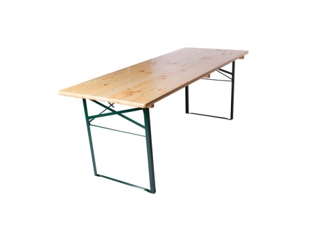 Table Brasserie en pin massif  220 x 70  cm (8 à 10 invités)
