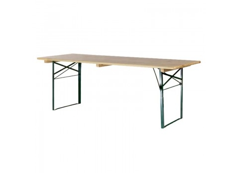 Table Brasserie en pin massif  220 x 70  cm (8 à 10 invités)