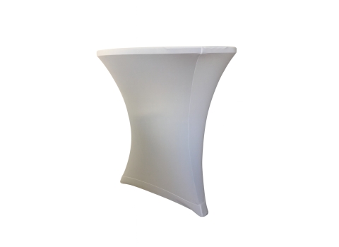 Housse blanche pour guéridon ALU  Ø 60 cm