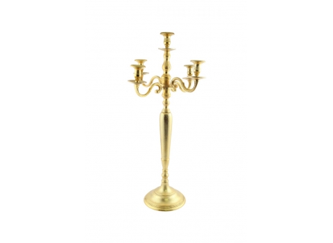Chandelier Or - 5 branches - 80 cm