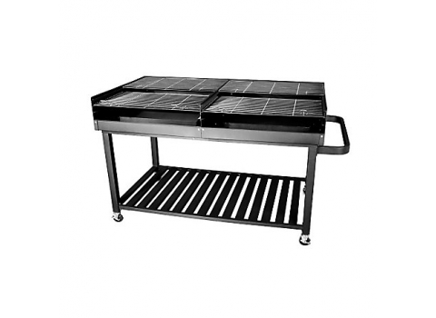 Barbecue à Charbon Géant : 160 cm x 90 cm