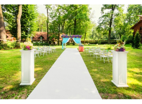 Tapis blanc au mètre 