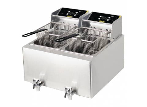 Friteuse PRO 16 litres (2 x 8 litres) - 5800W