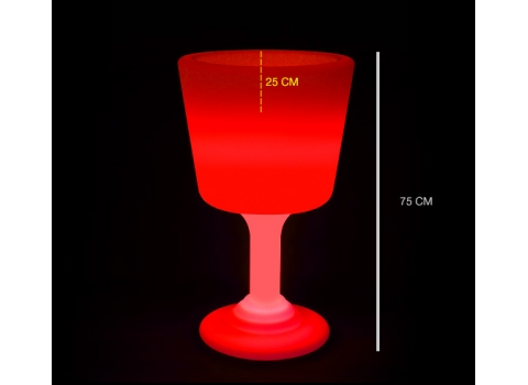 Seau à Champagne Lumineux Géant H75cm 