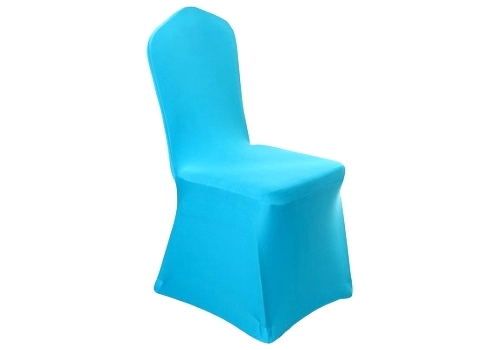Housse de Chaise Extensible Turquoise 