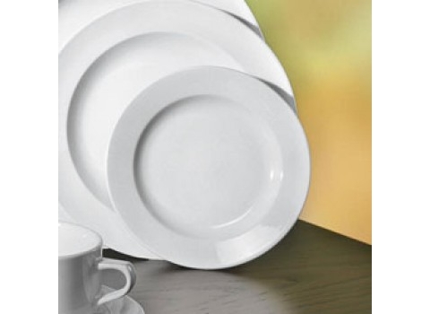 Assiette plate Éco en porcelaine Ø 16 cm (à pain ou à dessert)