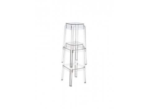 Tabouret de BAR Transparent  75cm