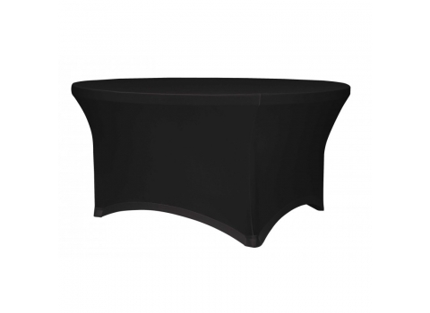 Housse Lycra Noire pour Table Ronde  Ø 152 CM