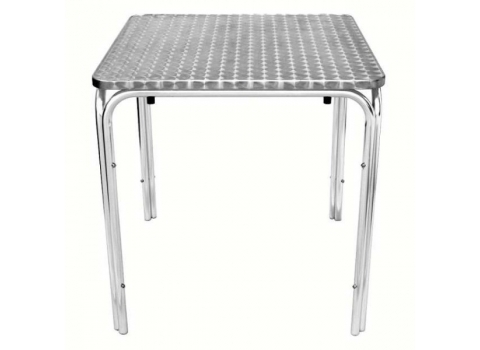 Table carrée ALU 70 cm x 70 cm (Hauteur 70 cm)