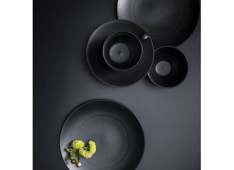 Assiette Black Stone Ø 21 cm Guy Degrenne - Entrée et/ou Dessert