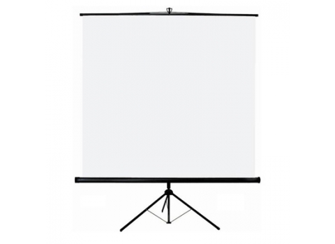 Ecran projection sur trépied 150x150cm