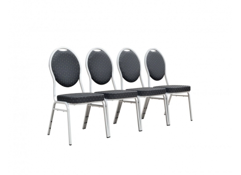 Chaise Banquet Extra-Confort Noire