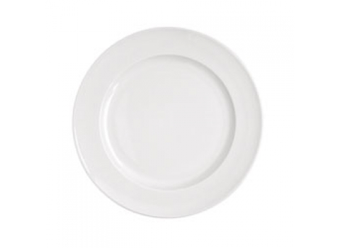 Assiette plate Éco en porcelaine Ø 19 cm (entrée ou dessert)
