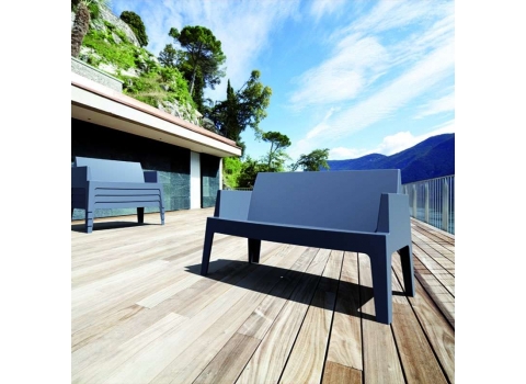 Canapé Garden 2/3 places Anthracite 