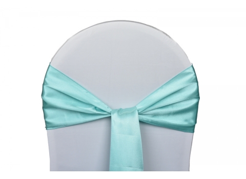 Noeud de chaise en satin Bleu/Vert
