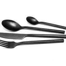 Fourchette de table noire 