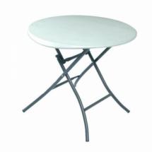 Guéridon pliant - Diamètre 84 cm   (Hauteur 74 cm)