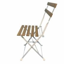 Chaise pliante lattée Square en bois