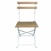Chaise pliante lattée Square en bois