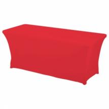 Pack Table buffet plastique + Housse Rouge  