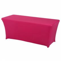 Pack Table buffet plastique + Housse Fuchsia   