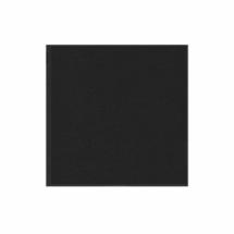 100 Mini serviettes cocktail noires en papier