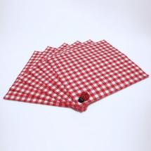 30 serviettes en papier 100% Vichy