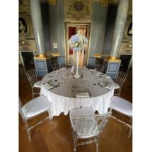 Chaise Napoléon Transparente  + Galette Blanche offerte