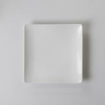 Assiette Carrée en Porcelaine 20 cm (Entrée ou dessert)