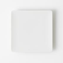 Assiette Carrée en Porcelaine 25 cm (Plat principal)