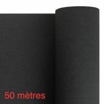 Nappe en rouleau Qualité PRO Noire 1,20m x 50m