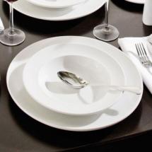 Assiette creuse Éco en porcelaine Ø 19 cm 