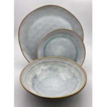 Assiette en grès - Aqua Blue Ø 28 cm (Plate) - Plat Principal 