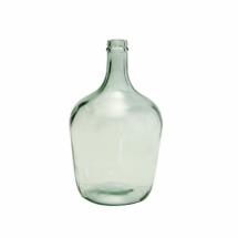 Bonbonne dame jeanne en verre recyclé transparent - D18 cm x H.30 cm (Petite)